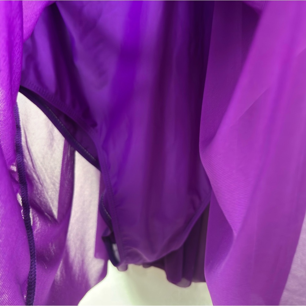 BLOOMING JELLY PURPLE ONE PIECE SWIMSUIT DRESS PLUS SIZE XXL BRAND NEW - Picture 5 of 6